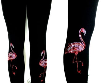 Flamingo Leggings - Etsy