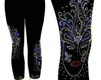 plus size snowman leggings