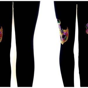 plus size jean capris with bling