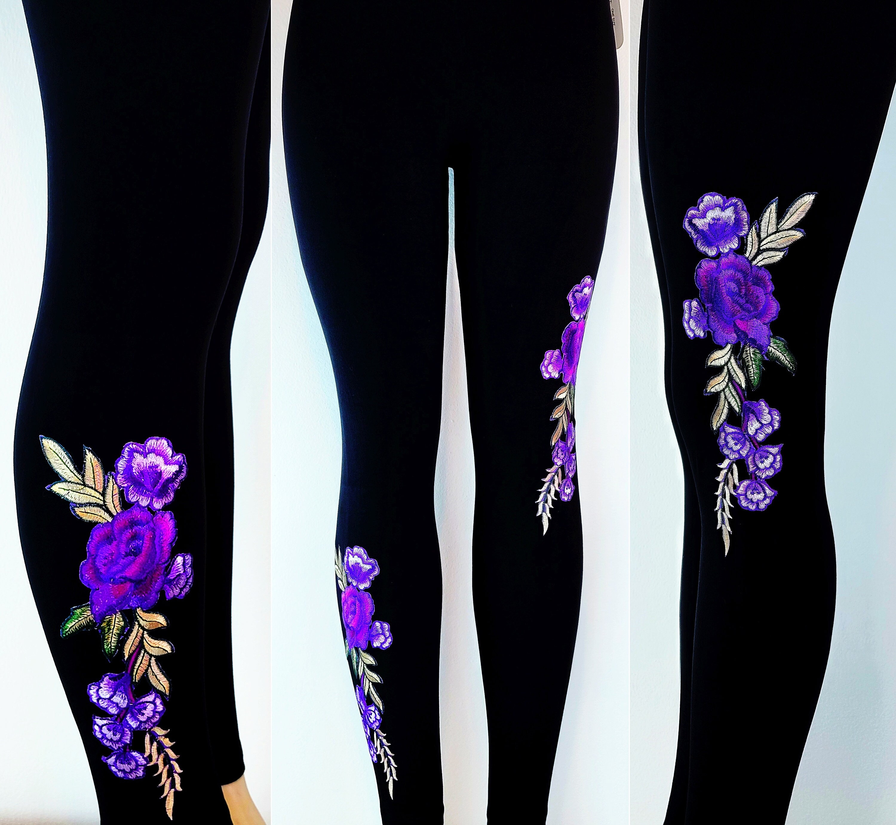 Embroidered Leggings 
