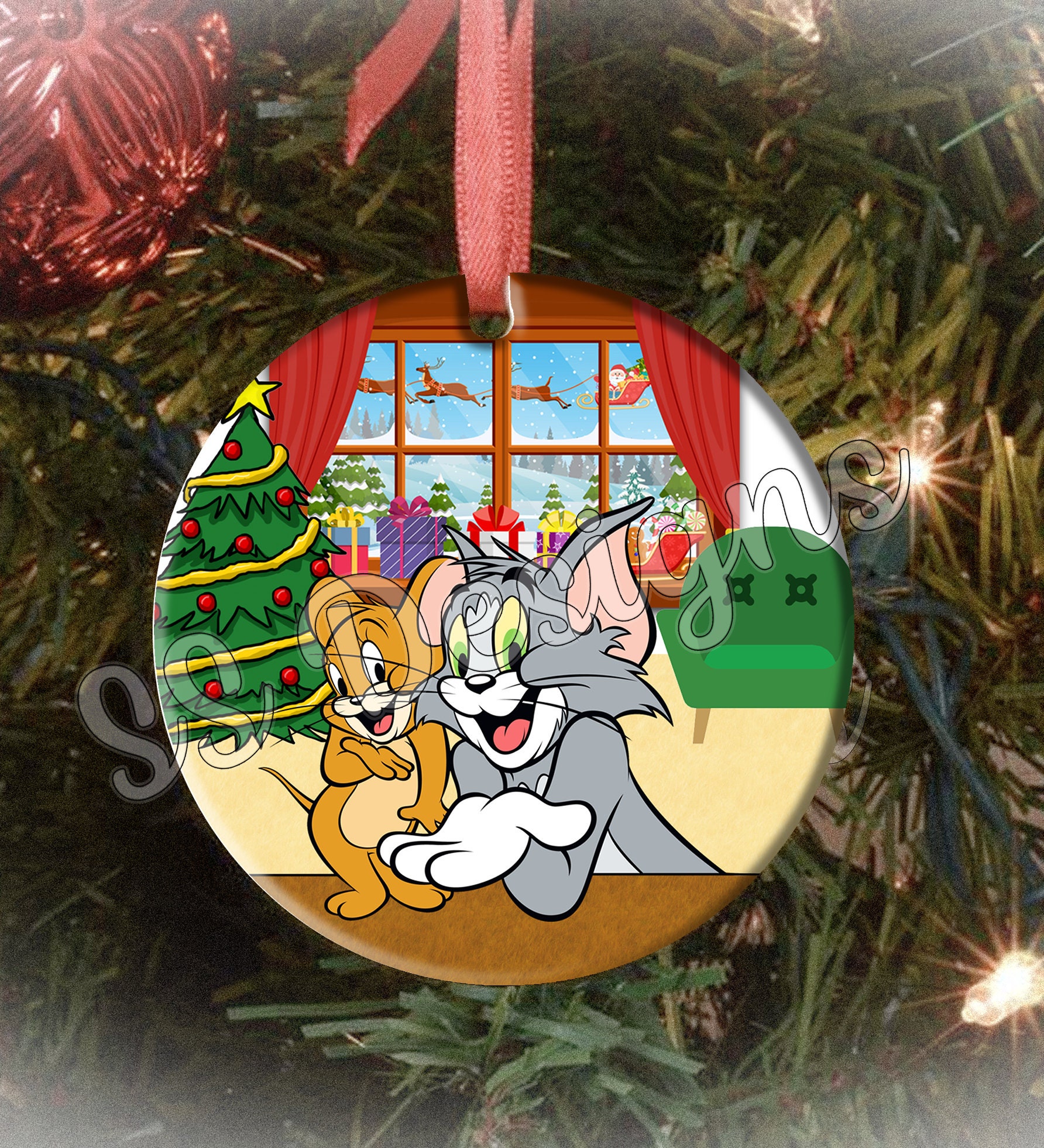 Ornament Tom Jerry - Etsy Ornament Tom Jerry - Etsy