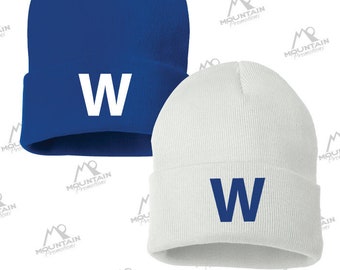Chicago Cubs W Hat - Etsy