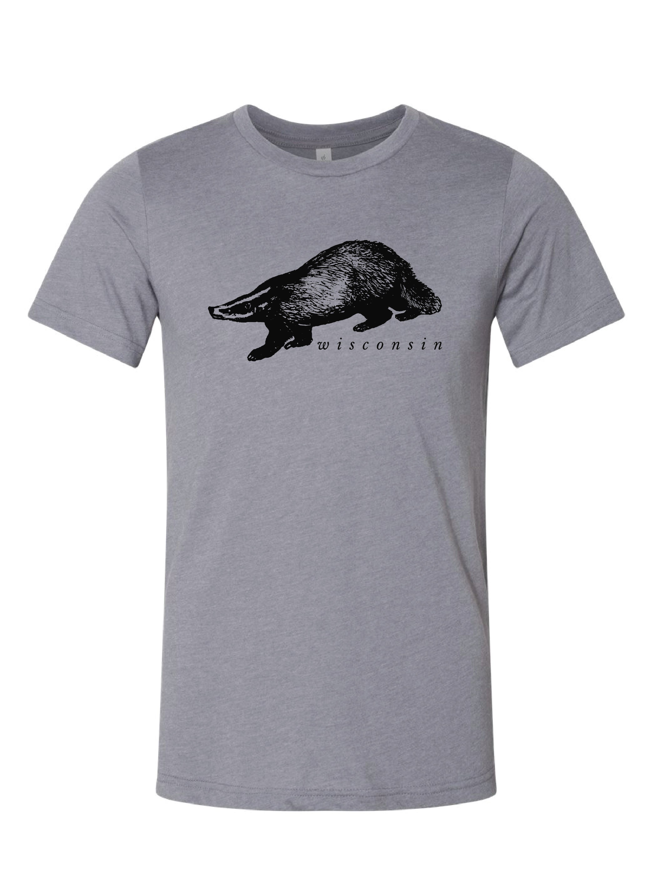Badger Wisconsin T-Shirt Unisex Badger State Wisconsin | Etsy