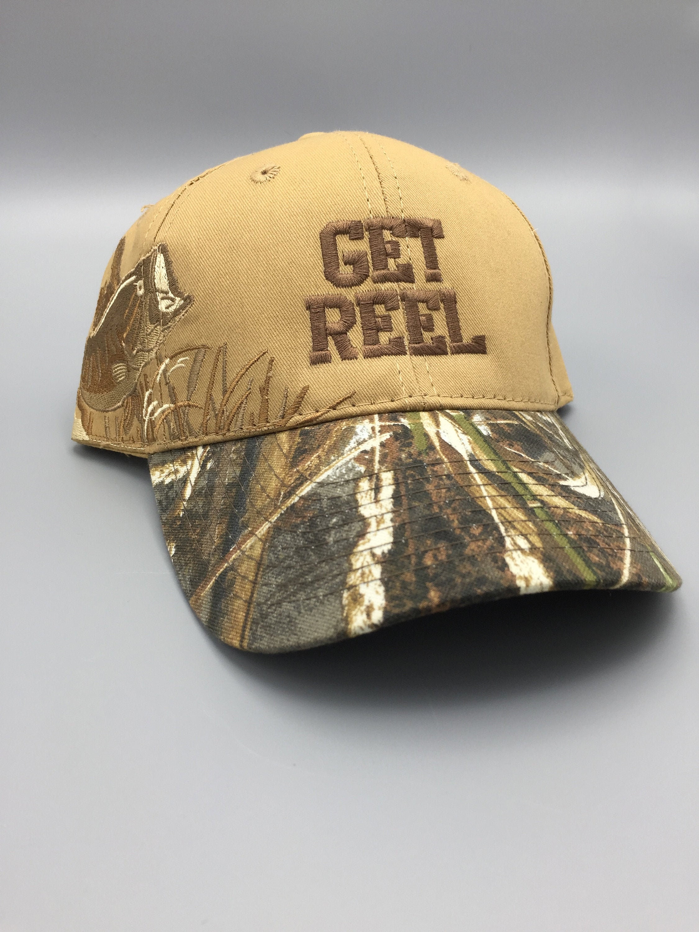 Get Reel Fishing Hat Fishing Baseball 