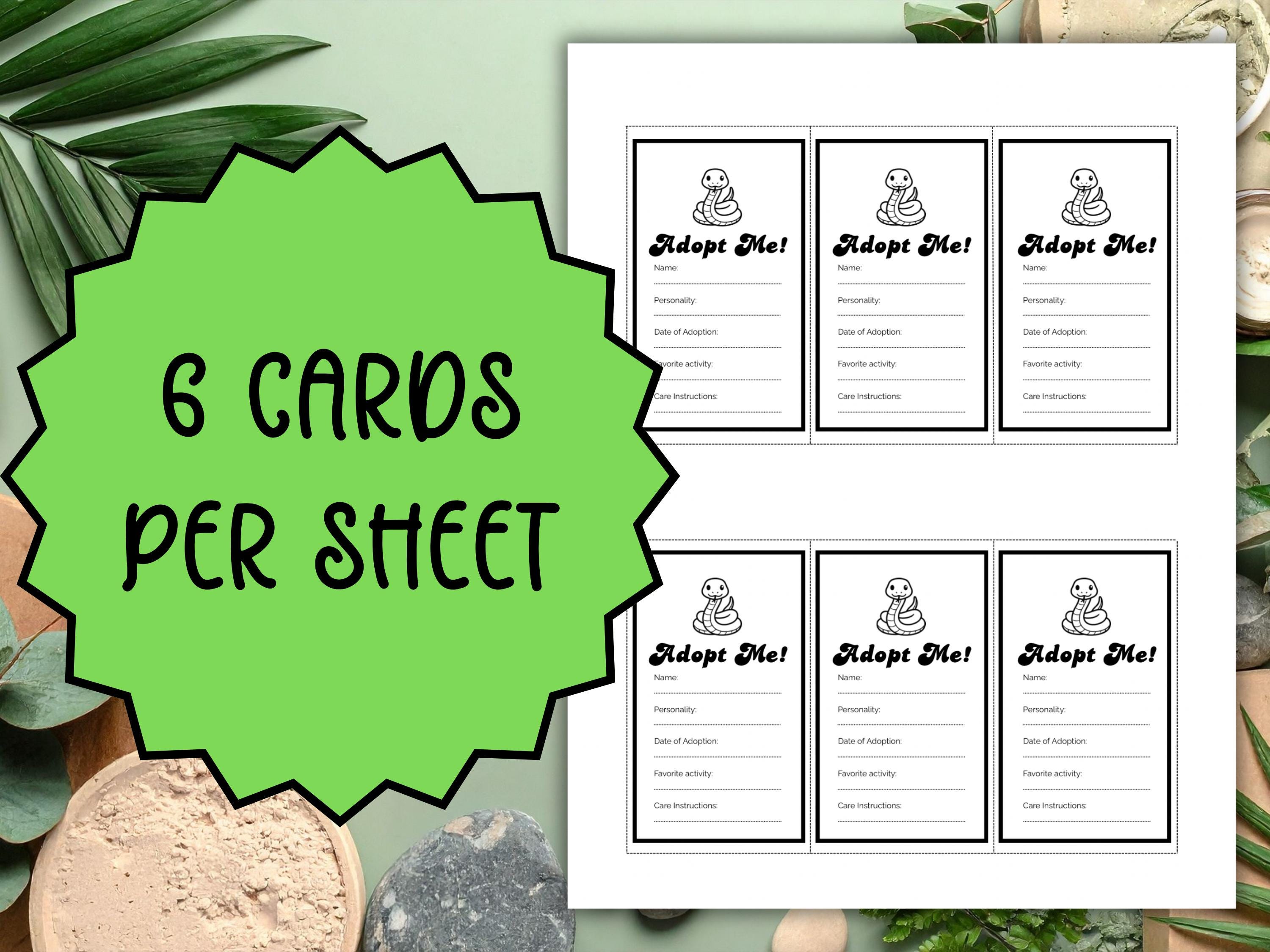 Custom Crochet Labels for Amigurumi Snake Plushie | Adopt Me Tags for ...