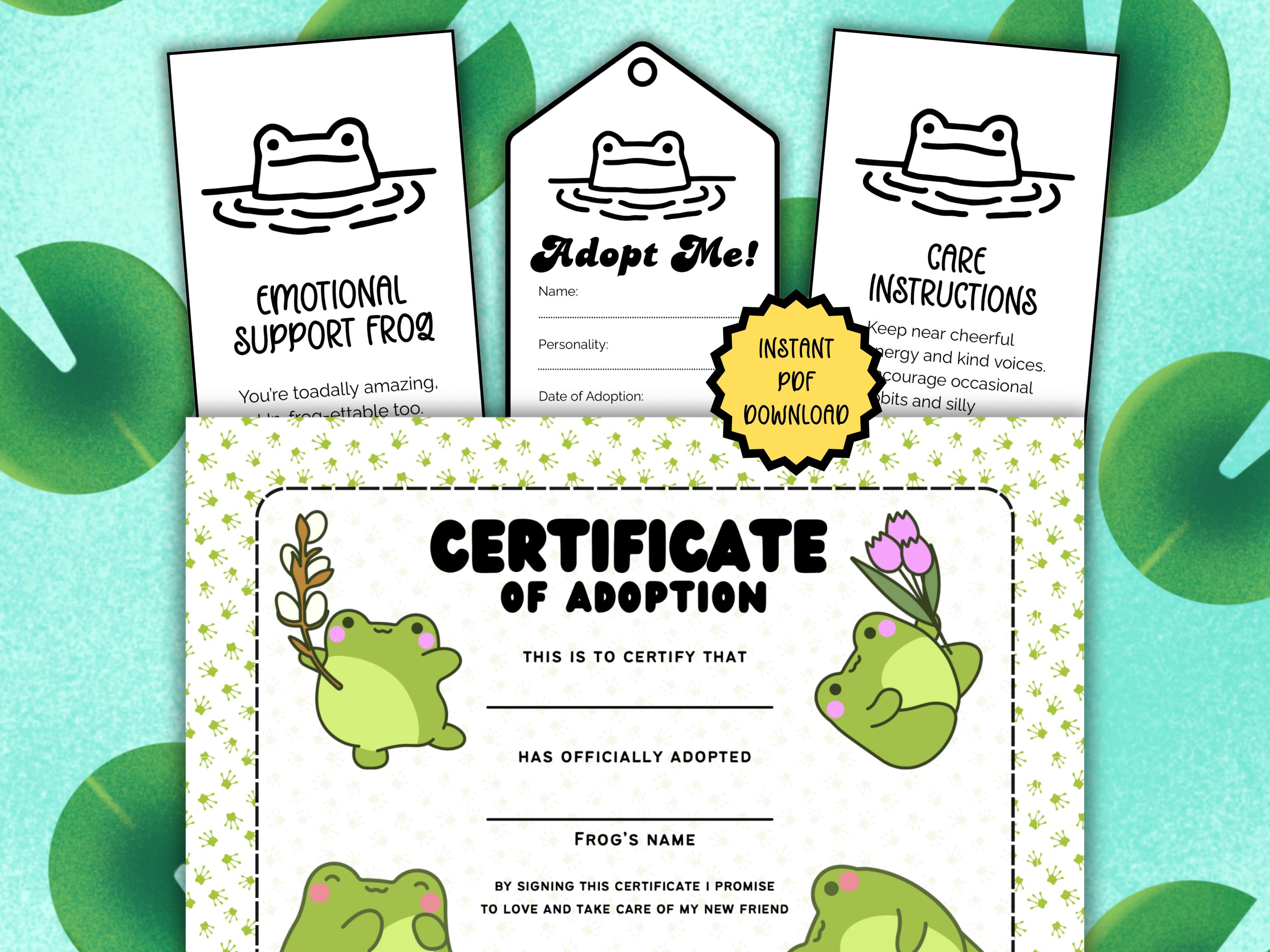 30 Leggy Frog Crochet Patterns to Charm Kids and Frog Fans 28 Amigurumi Frog Plushie Custom Crochet Labels | Printable Emotional Support Stuffed Animal...