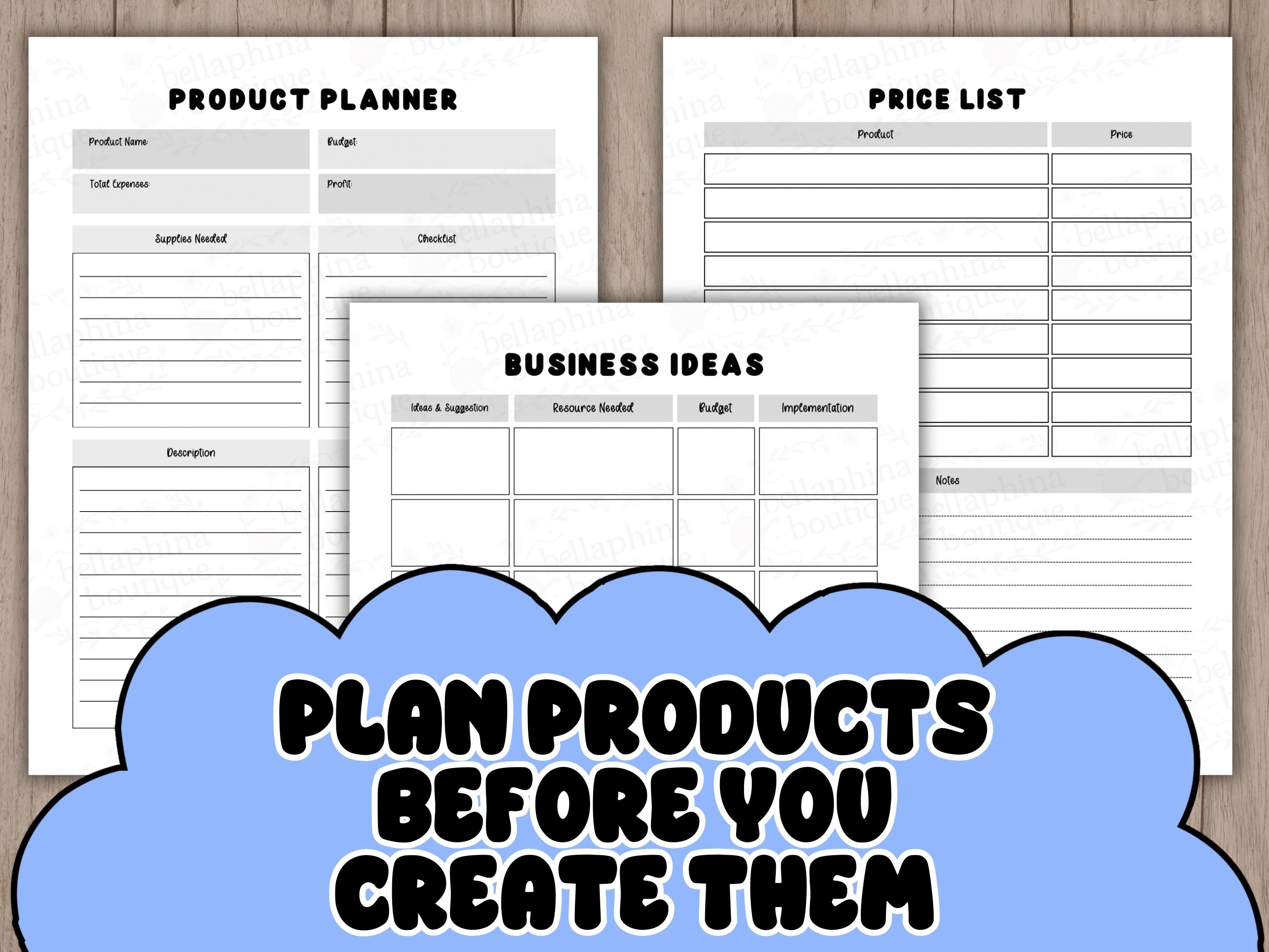 Craft Fair Inventory Tracker, Invoice Template | Small Craft Business ...