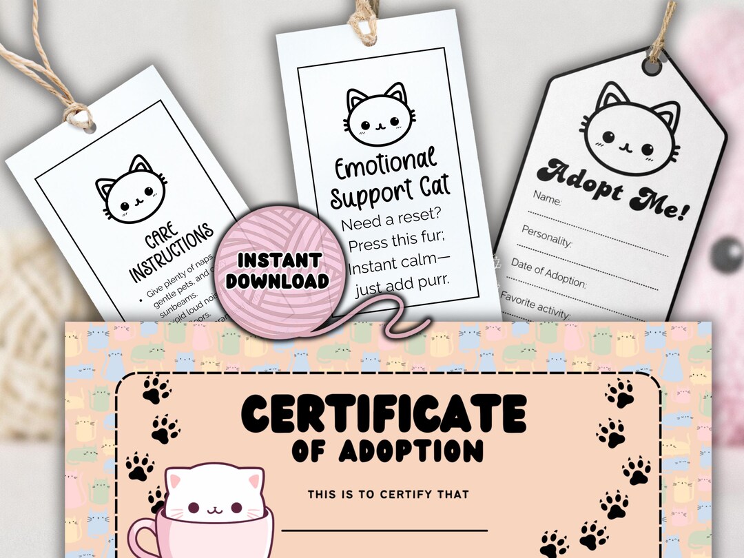 PRINTABLE Crochet Tags for Amigurumi Cats | Craft Fair Display Labels ...