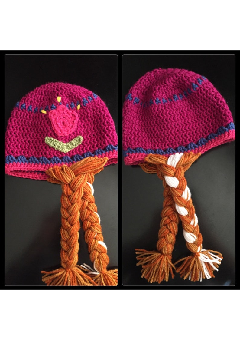 anna hat with braids