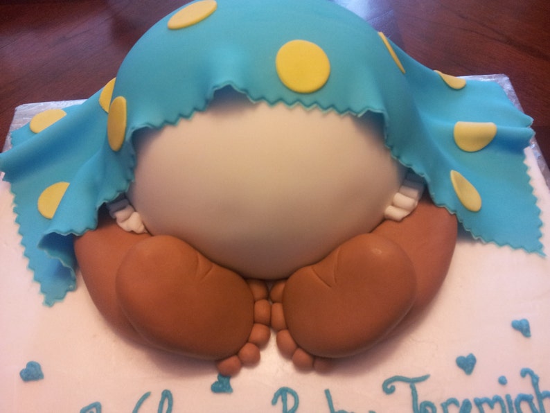Baby Butt Cake Topper Baby Bottom In Diaper Cover Etsy