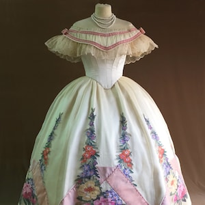 1860s ballgown victorian dress image 1