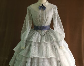 1850s victorian day dress