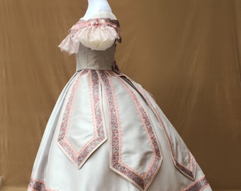 1860s ballgown victorian dress