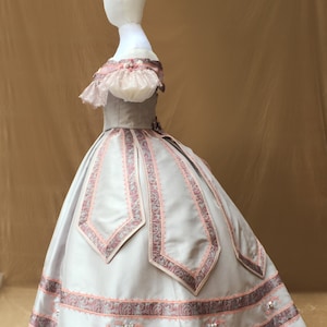 1860s ballgown victorian dress