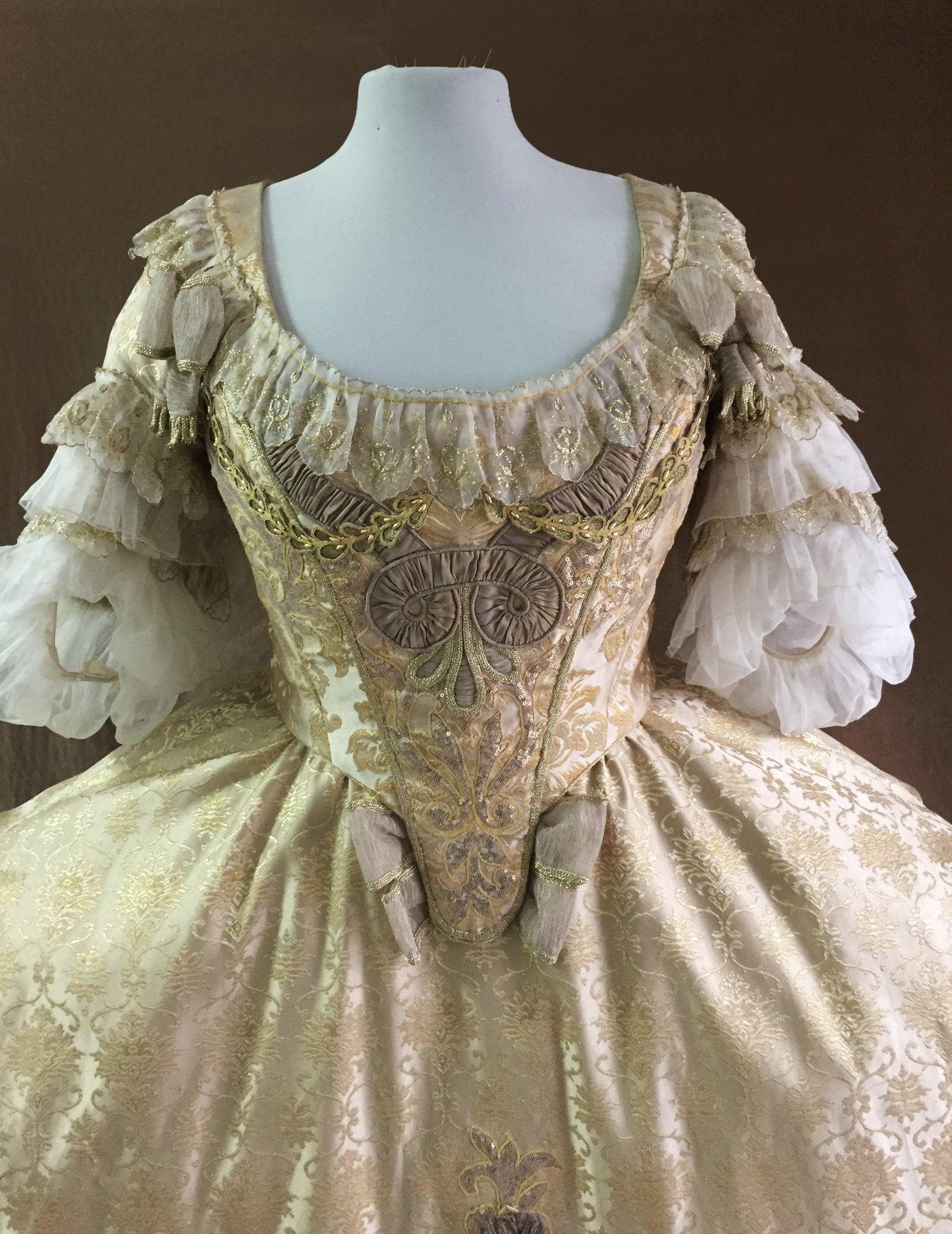 Версаль одежда. Платья 1700.