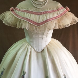 1860s ballgown victorian dress image 3