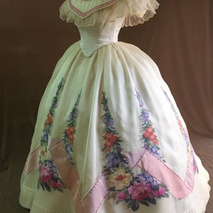 1860s ballgown victorian dress image 6
