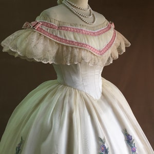 1860s ballgown victorian dress image 9
