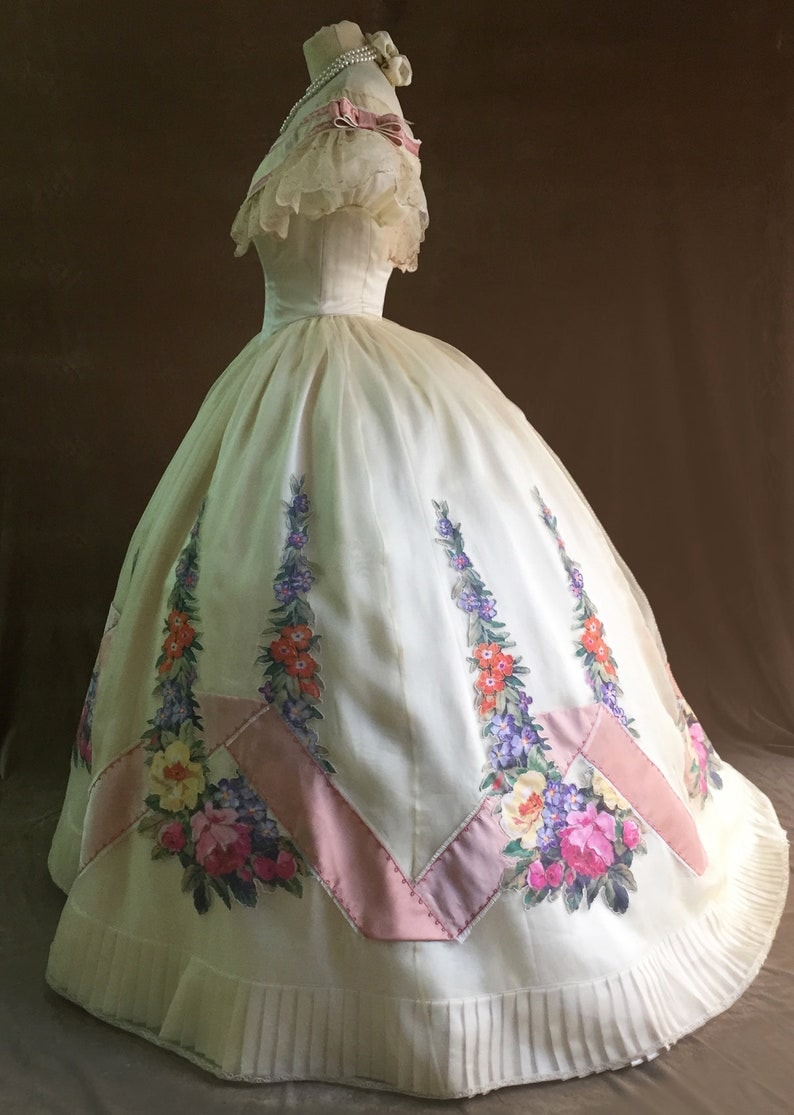 1860s ballgown victorian dress image 2