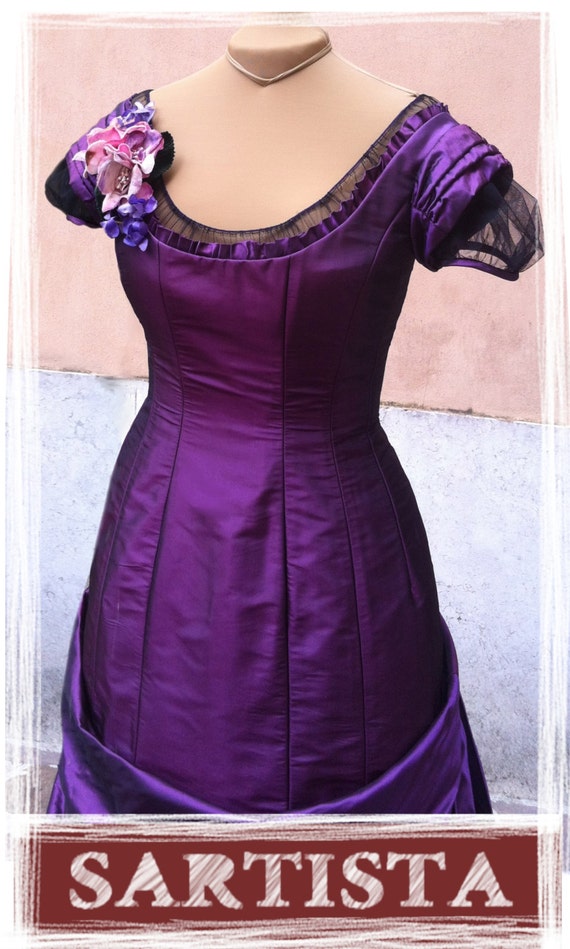 Vestido victoriano 1880. bola gonwn Anna Karenina - Etsy México Vestido victoriano 1880. bola gonwn Anna Karenina - Etsy México