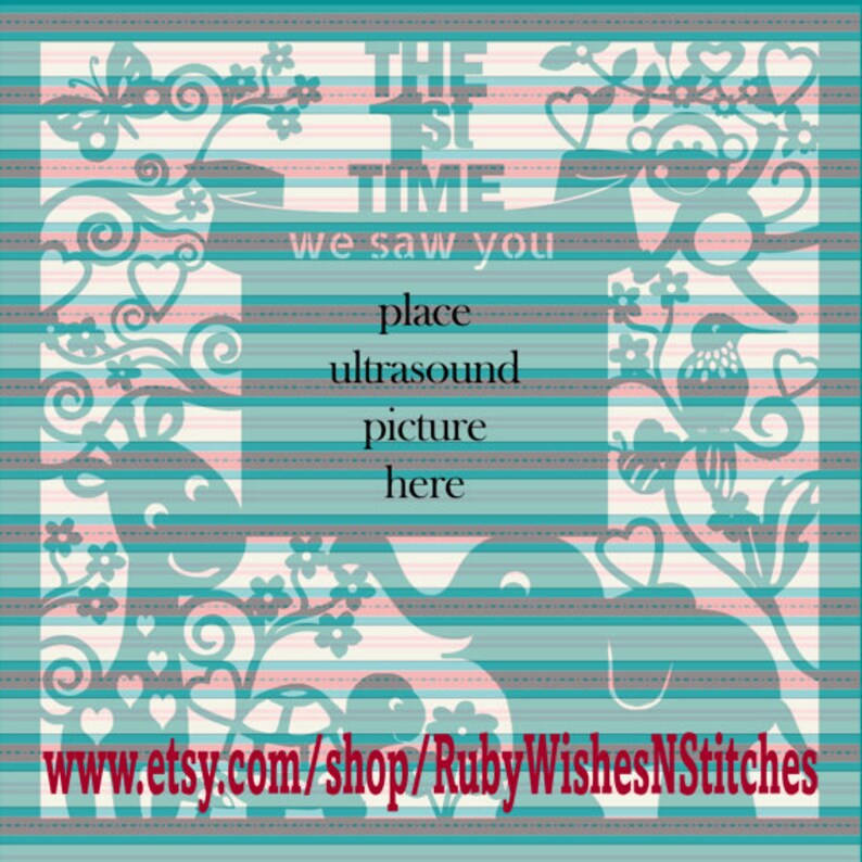 Download Baby Ultrasound SVG Cutting File to make your own papercut ...