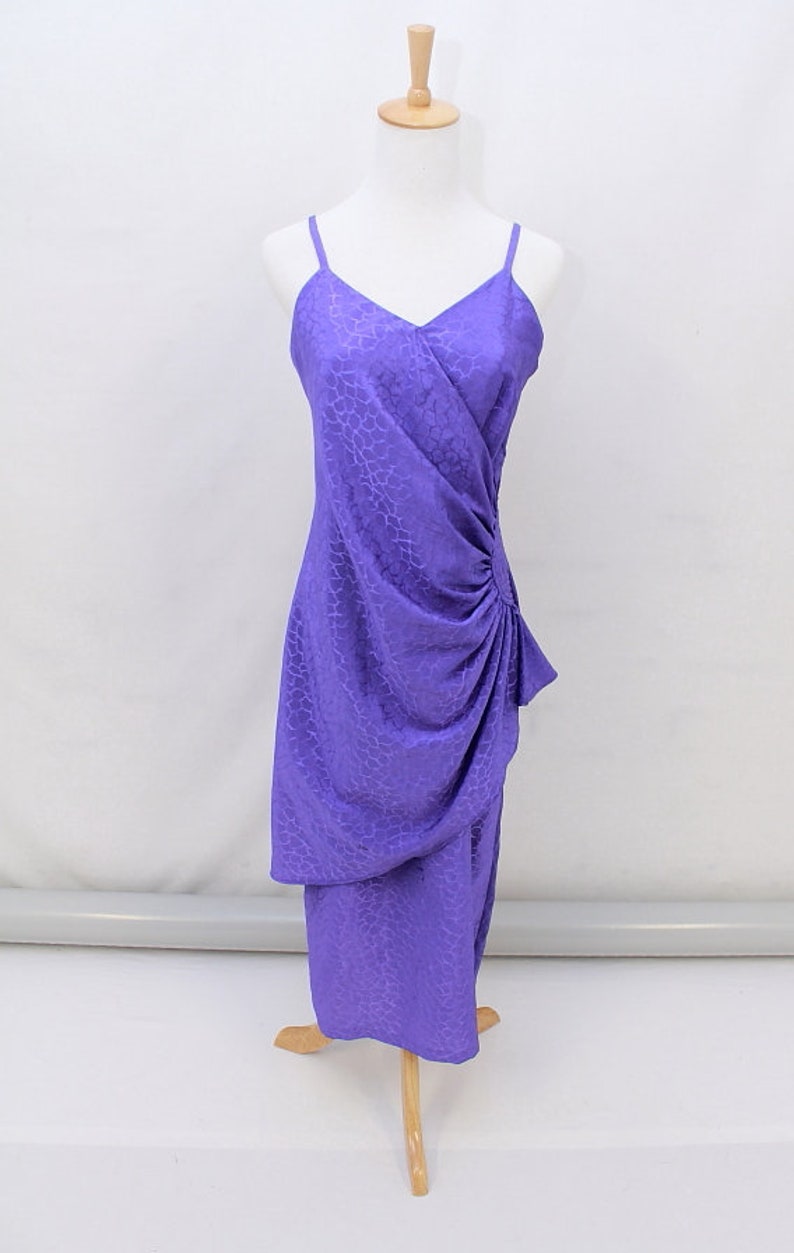 Retro Purple Cocktail Dress