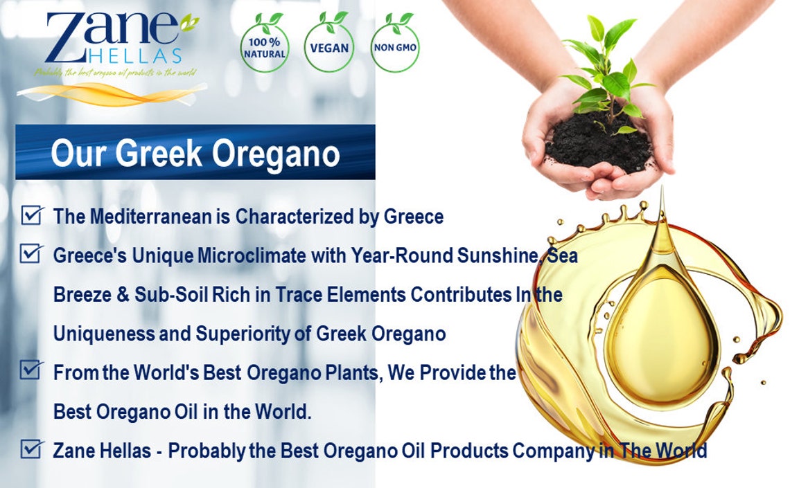 ZANE HELLAS Pure Greek Essential Oil of Oregano with 86 Etsy