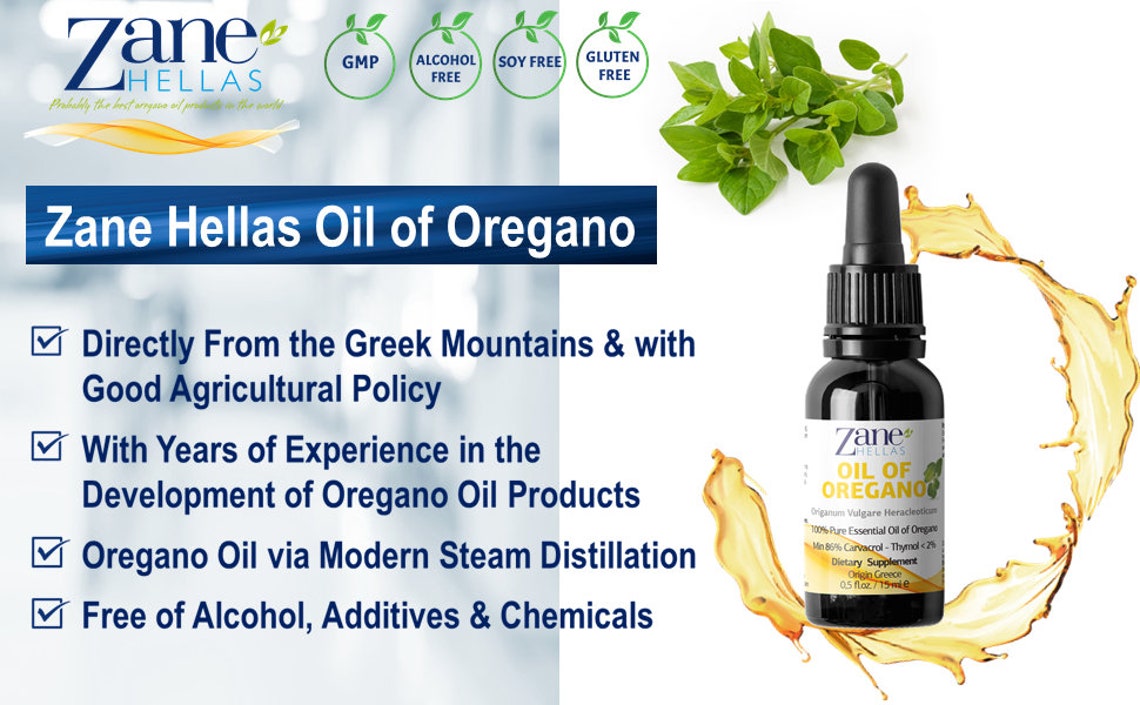 ZANE HELLAS Pure Greek Essential Oil of Oregano with 86 Etsy