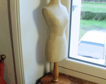 Antique French miniature mannequin 1950's  58cm/ Sample doll dress form