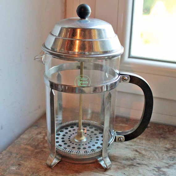 Vintage french cafetiere Melior Pyrex 