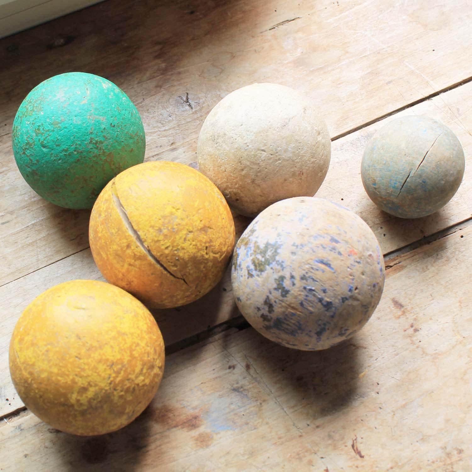 Antique Petanque Balls - Etsy