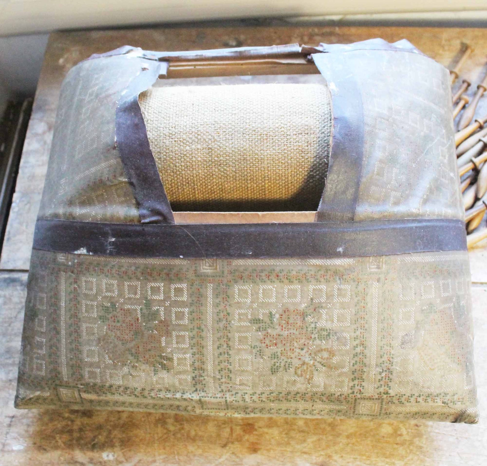 Antique Handmade French Bobbin Lace Maker's Pillow 34 Etsy