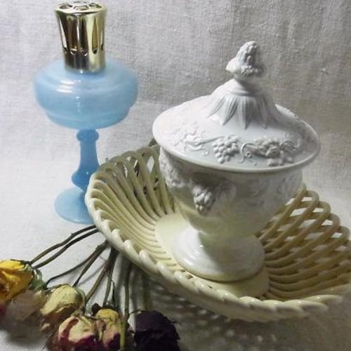 Vintage French Jardiniere Plant Pot for Table Rococo Style