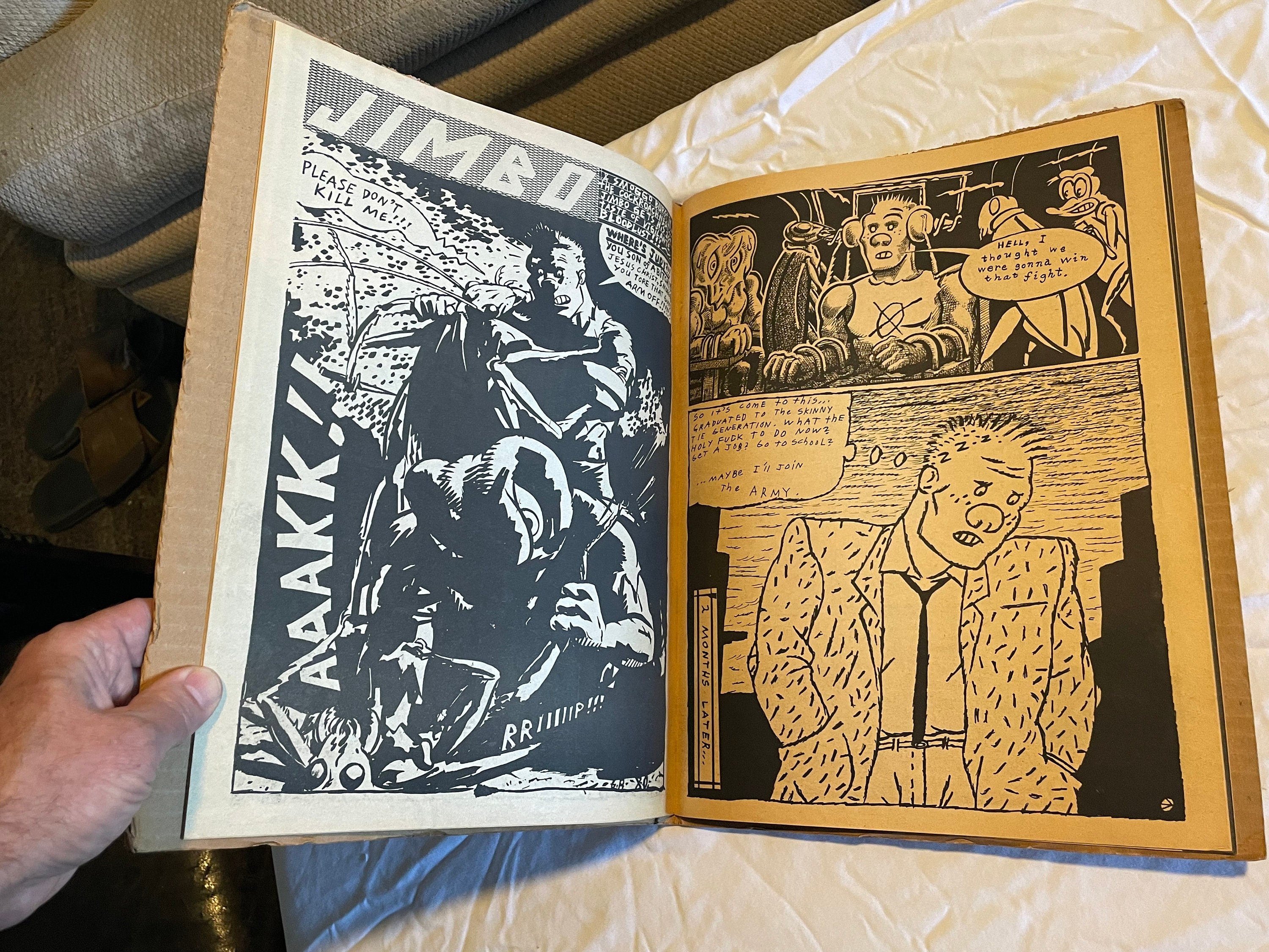 Jimbo A Raw One Shot by Gary Panter (Signed and Dated): As