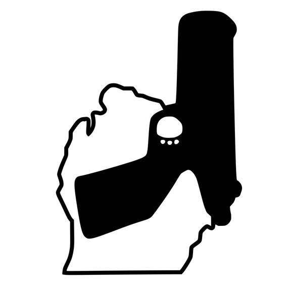Authentic Michigan Holding Gun 1911 Michigan Pistol Etsy