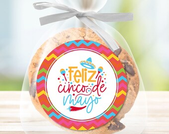 Printable Let's Taco 'bout Cinco de Mayo Tags, Happy Cinco de Mayo Gift Tags, Happy Cinco de Mayo Favor Tag, Cinco de Mayo Day Cookie Tags,