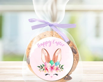 Printable Happy Easter Gift Tags, Happy Easter Cookie Tags, Happy Easter Day Tags, Happy Easter Tags, Easter Treat Tags, Easter Cookie Tags