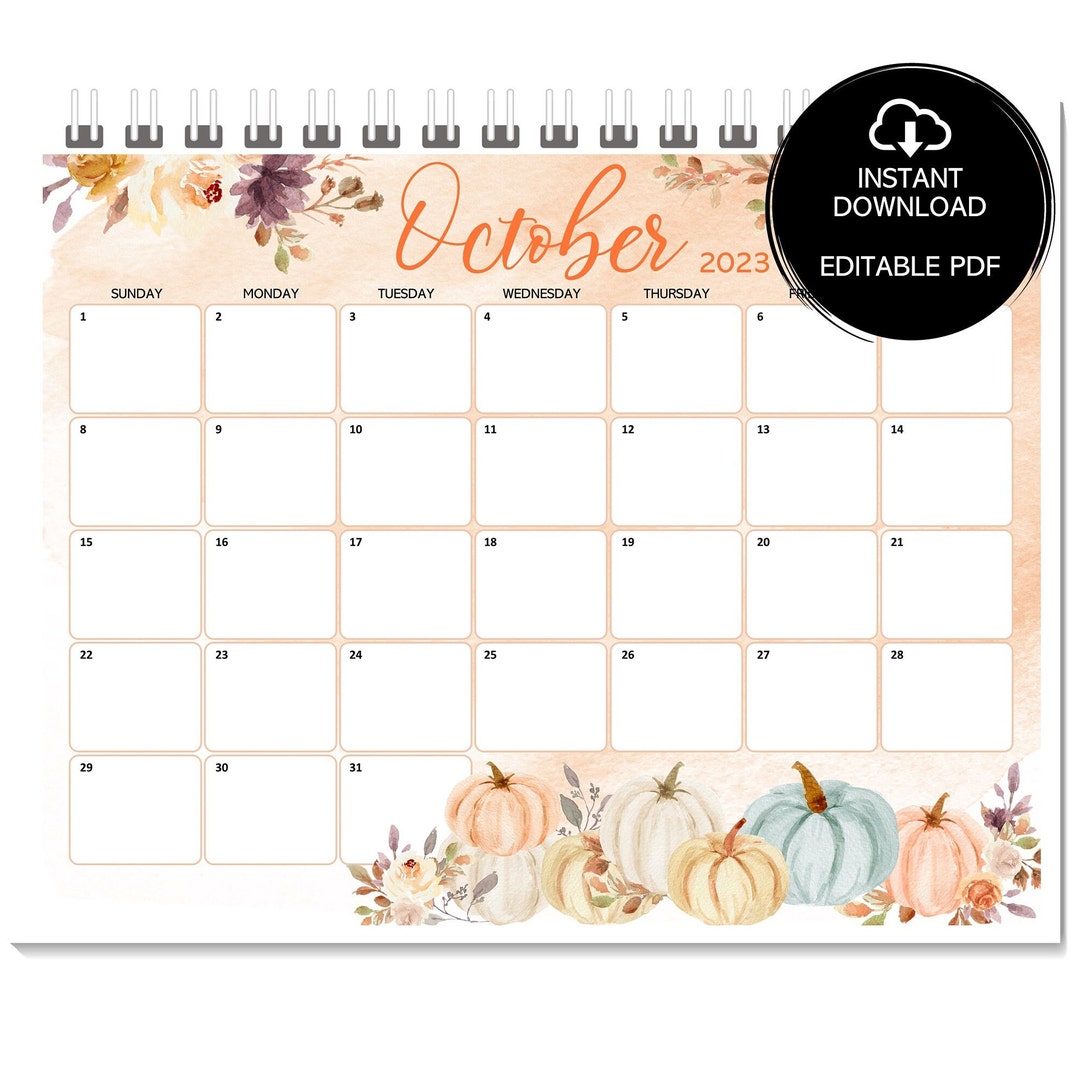 printable-editable-october-calendar-2023-fall-october-etsy-uk