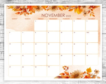 november calendar free etsy