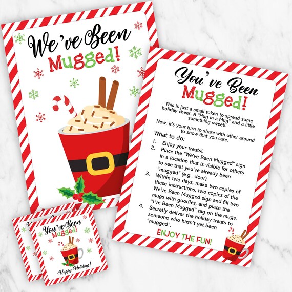 Printable You ve Been Mugged Kit We ve Been Mugged Etsy
