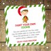 Printable Cookies and Milk for Santa Cookie Cards Cookies for - Etsy