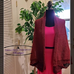 EDE Concerto Cardigan (available in hand-knitted or woven version)