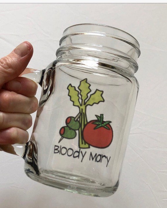 Bloody Mary Mason Jar Glasses - Set of 2