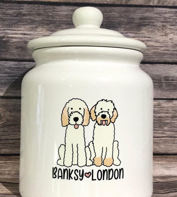 large dog treat container