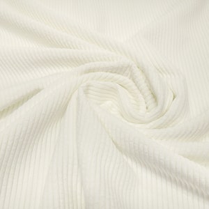 Stof stretch koord brede koord effen wol witte jurk stof broek stof decoratieve stof