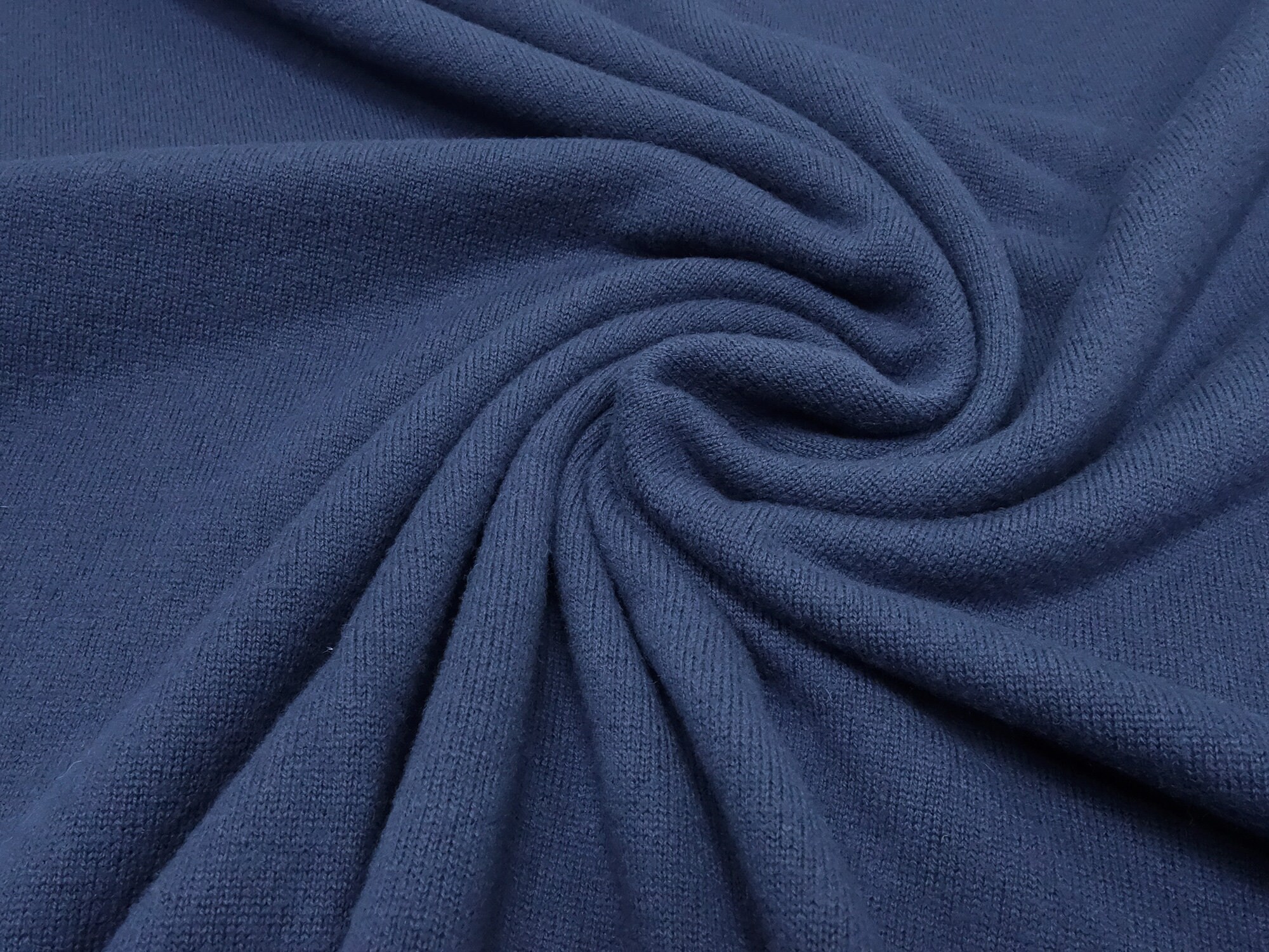Fabric Ital Knit Fabric 100% Merino Merino Knit Wool Uni Jeans | Etsy