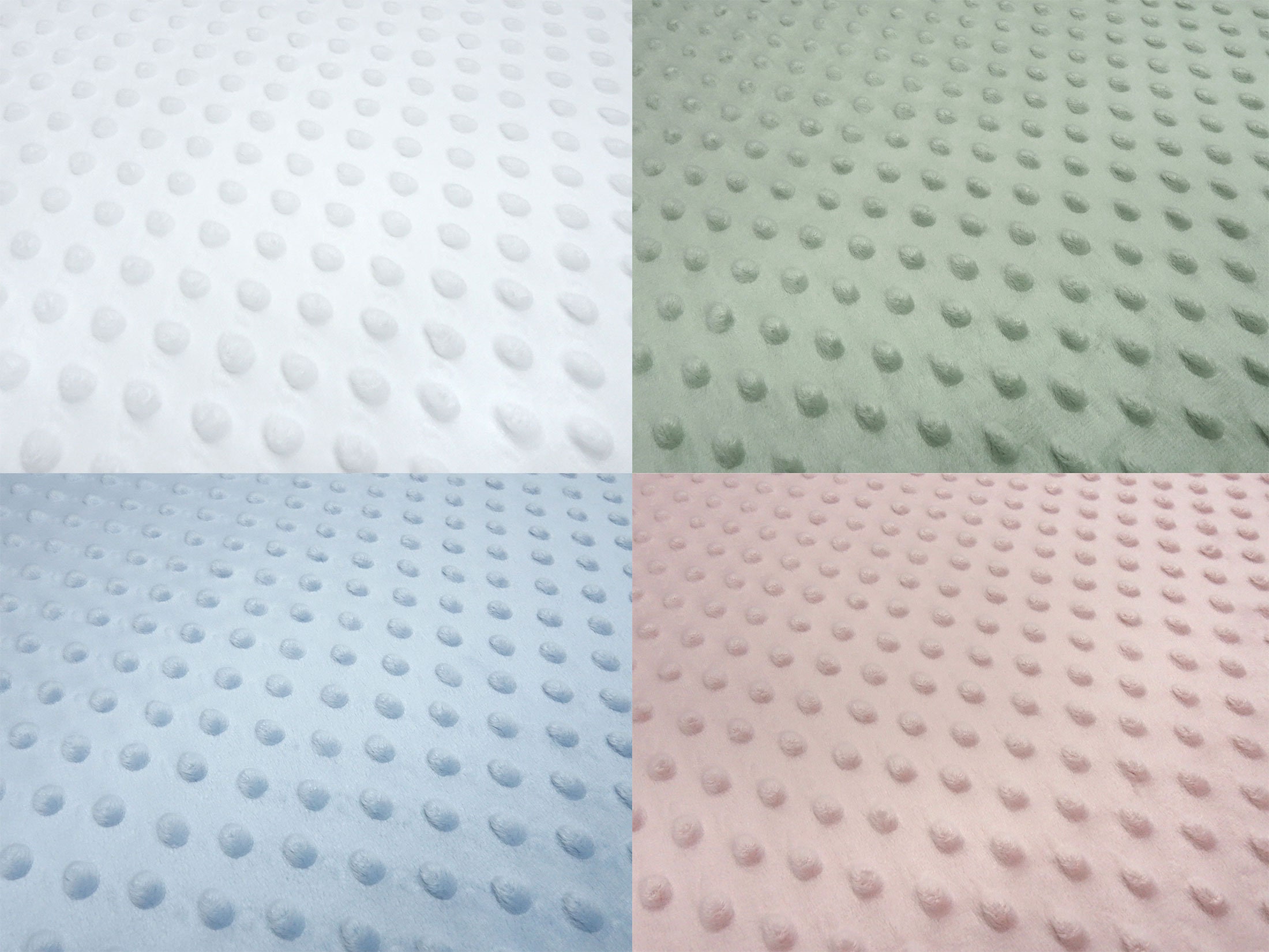 Polka dot fleece fabric