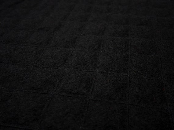 Stoff Kochwolle Rautenmuster Stepper schwarz gesteppt Mantelstoff Jackenstoff Steppstoff