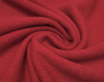 Stof Italiaanse lichte Merino fijne vilt walkloden gemaakt van 100% Merino wol effen rood 2 jurk stof jas stof wollen stof
