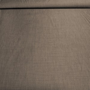 Stoff Viskose Schurwolle Anzugstoff Kostümstoff braun melange glänzend Kleiderstoff Hosenstoff Rockstoff